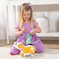 Melissa & Doug Feed, Walk & Poo Pup Wooden Preschool Pull Toy Play Set Ages 3+ - FSC Certified
