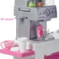 Barbie Coffee Shop with Blonde Curvy Doll and 20+ Realistic Play Pieces: Coffee Shop, Coffee-Smoothie Maker, Milk, Syrup, Coffee & Smoothie Cups &