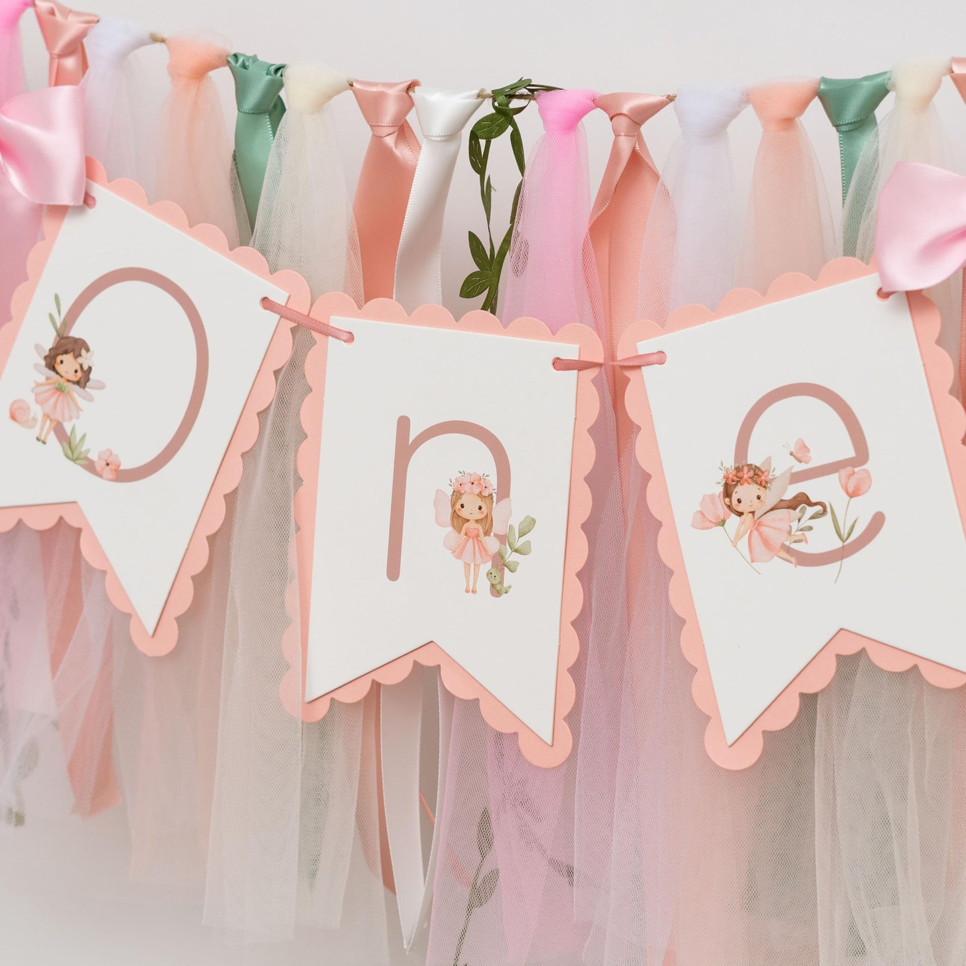 Upfirst Flower Fairy Highchair Banner