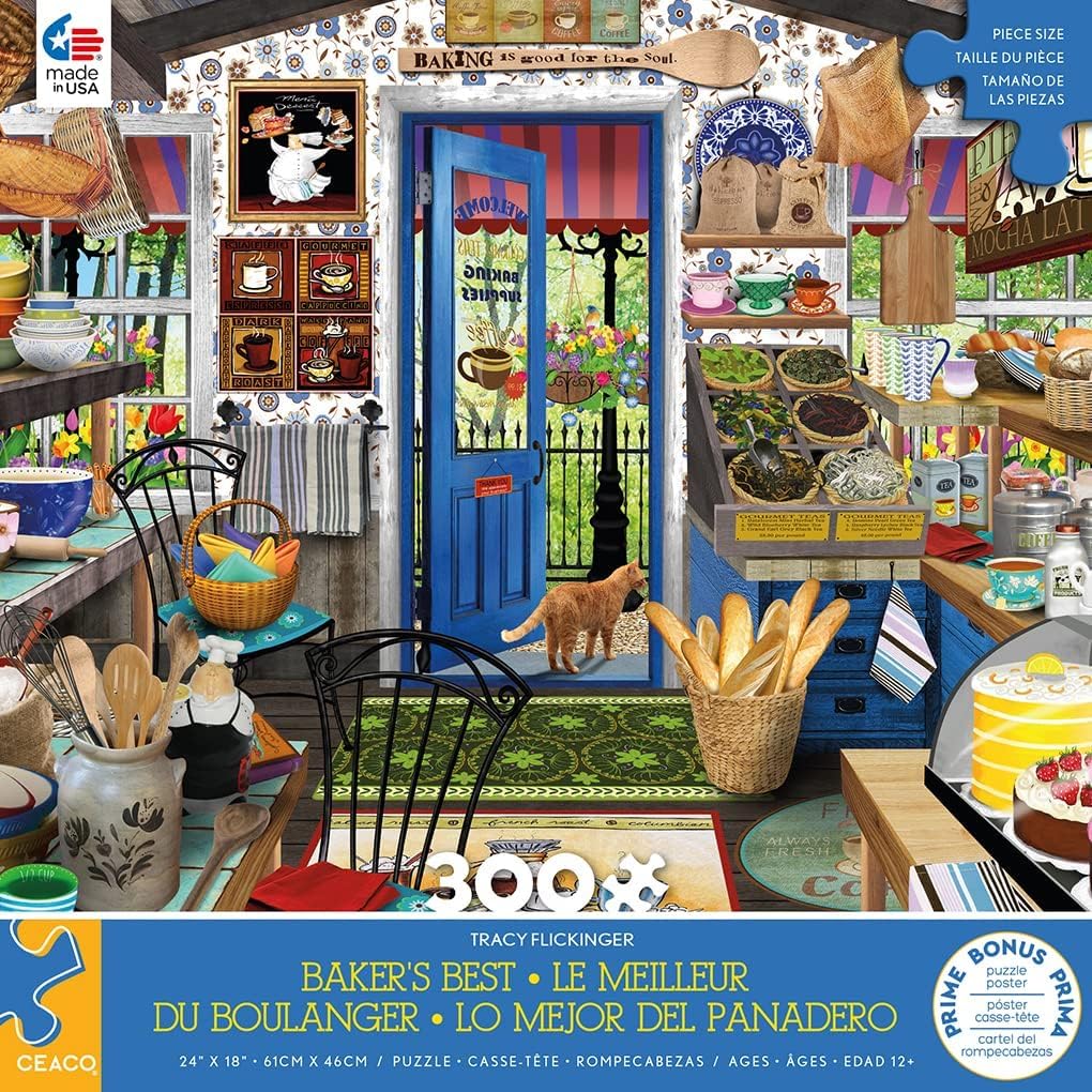 Ceaco - Tracy Flickinger - Baker's Best - 300 Piece Jigsaw Puzzle