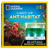 National Geographic Light-Up Ant Habitat Kit for Kids with Magnifiers