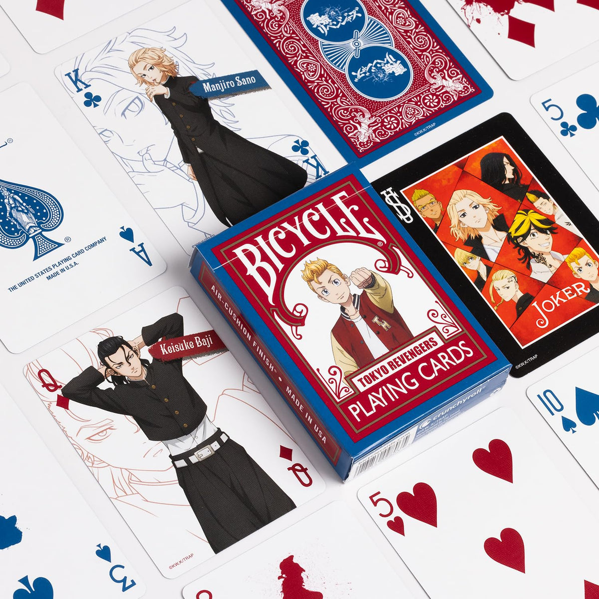 Bicycle Tokyo Revengers Anime Playing Cards, 1 Deck