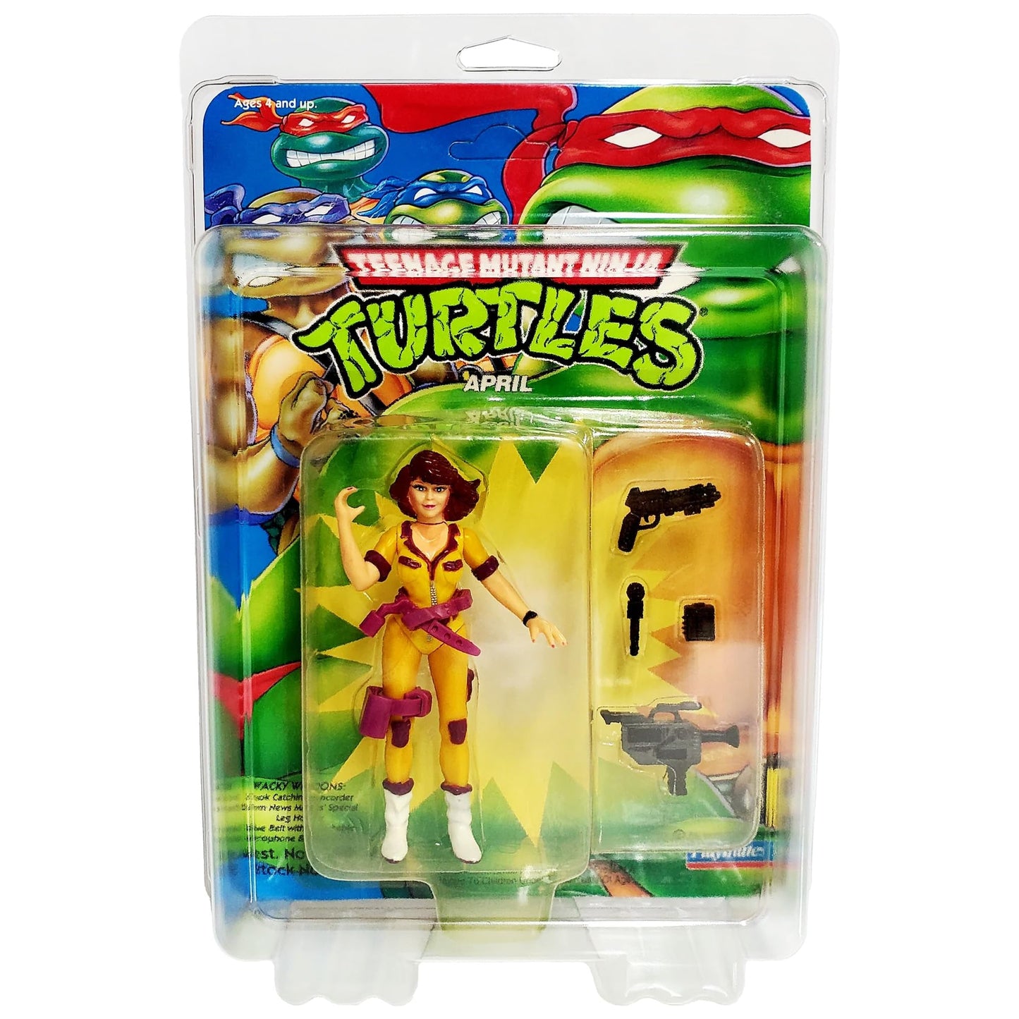 MOC Masters MOC-TMNT Clear Storage / Display Case (UV Protection) for Teenage Mutant Ninja Turtles Carded Figure, 7.75 in W x 10.5 in H x 2.25 in D