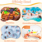 JUXINDA 72 Baby Shower Ice Cube Game Mini Plastic Baby/Party King Cake Toppers (Latin+Black)