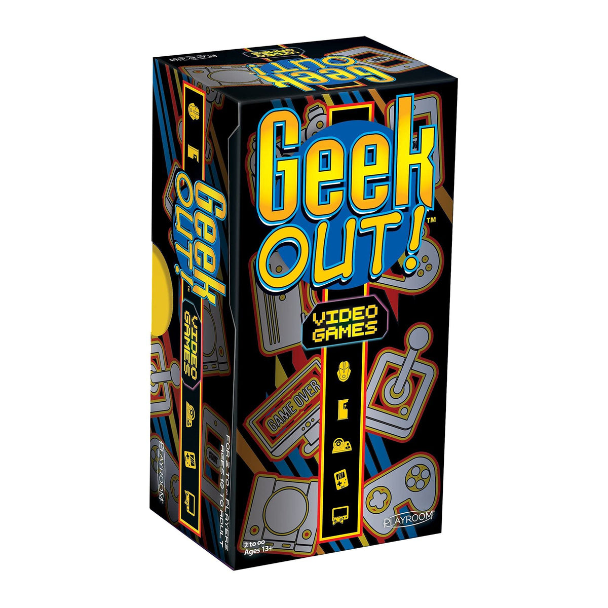 Geek Out! Video Game: Trivia Game for Friends and Family, the Game for Gamers! Fast-Paced Card Game, Geek Out Against Friends