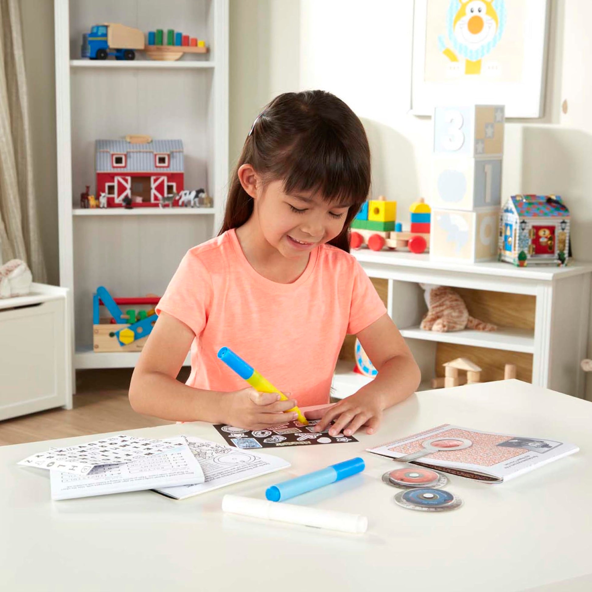 Melissa & Doug On The Go Secret Decoder Deluxe Activity Set and Super Sleuth Toy