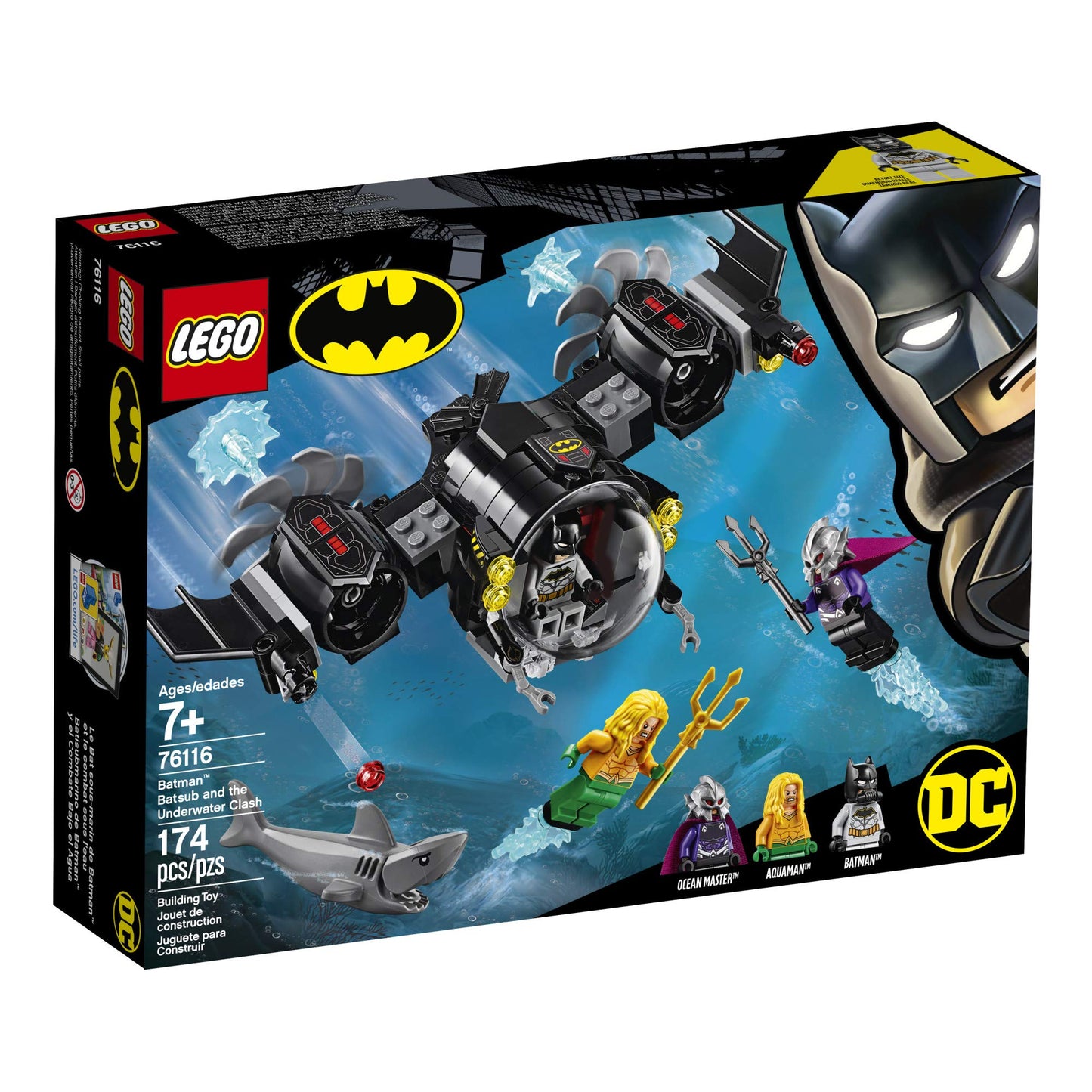 LEGO DC Batman: Batman Batsub and the Underwater Clash 76116 Building Kit (174 Pieces)