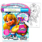 Alice's Wonderland Bakery Coloring Book Super Set for Kids - Bundle with 3 Alice in Wonderland Activity Books with Stickers, Games, Puzzles, and More