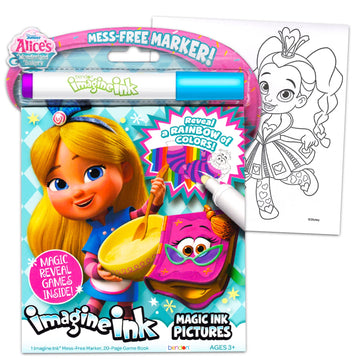 Alice's Wonderland Bakery Coloring Book Super Set for Kids - Bundle with 3 Alice in Wonderland Activity Books with Stickers, Games, Puzzles, and More