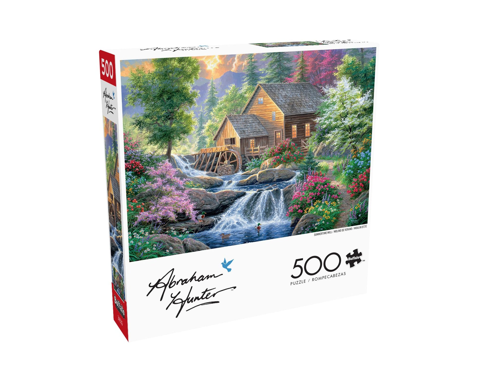 Buffalo Games - Summertime Mill - 500 Piece Jigsaw Puzzle for Adults