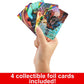 Mattel Games UNO Ultimate DC Card Game for Kids, Fans, Adults & Familiy Night with 4 Character Decks, 4 Collectible Foil Cards & Special Rules