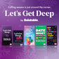 WHAT DO YOU MEME? Let's Get Deep Date Night Dice, Couples Game by Relatable