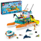 LEGO Friends Sea Rescue Boat 41734 Building Toy Set for Boys & Girls Ages 7+ Who Love The Sea, Includes 4 Mini-Dolls, a Submarine, Baby Dolphin and