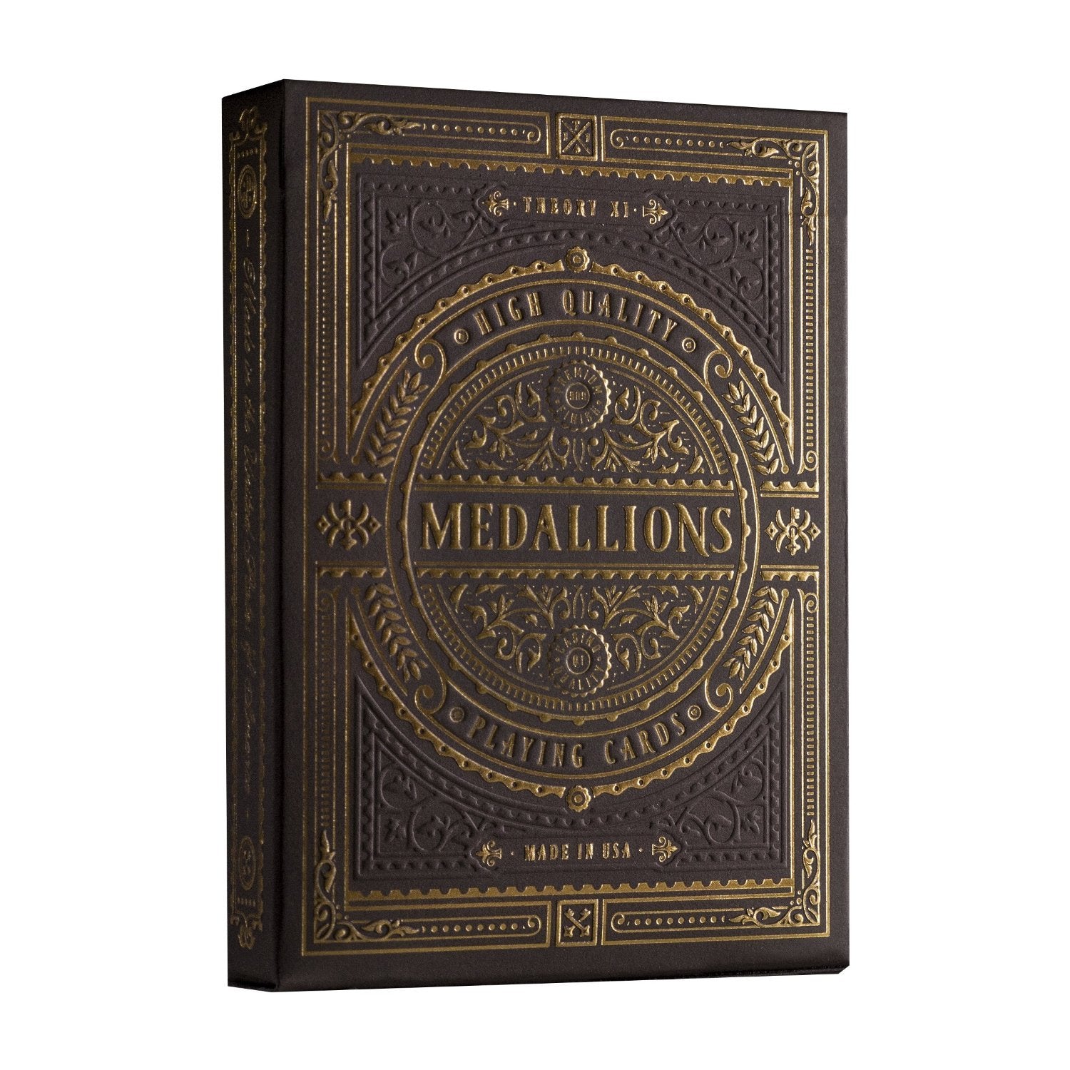 theory11 Medallion Playing Cards, Brown