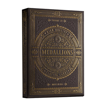 theory11 Medallion Playing Cards, Brown