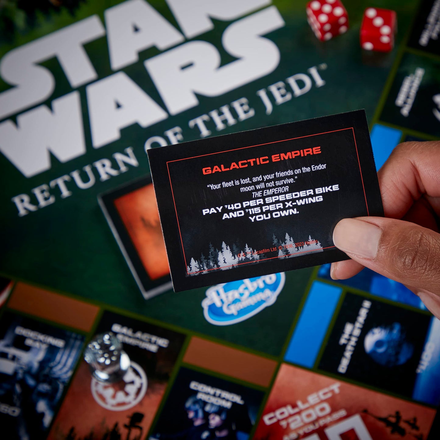 Hasbro Gaming Monopoly: Star Wars Return of The Jedi Board Game for 2-6 Players, Inspired by Return of The Jedi Movie, Game for Families and Kids Ages