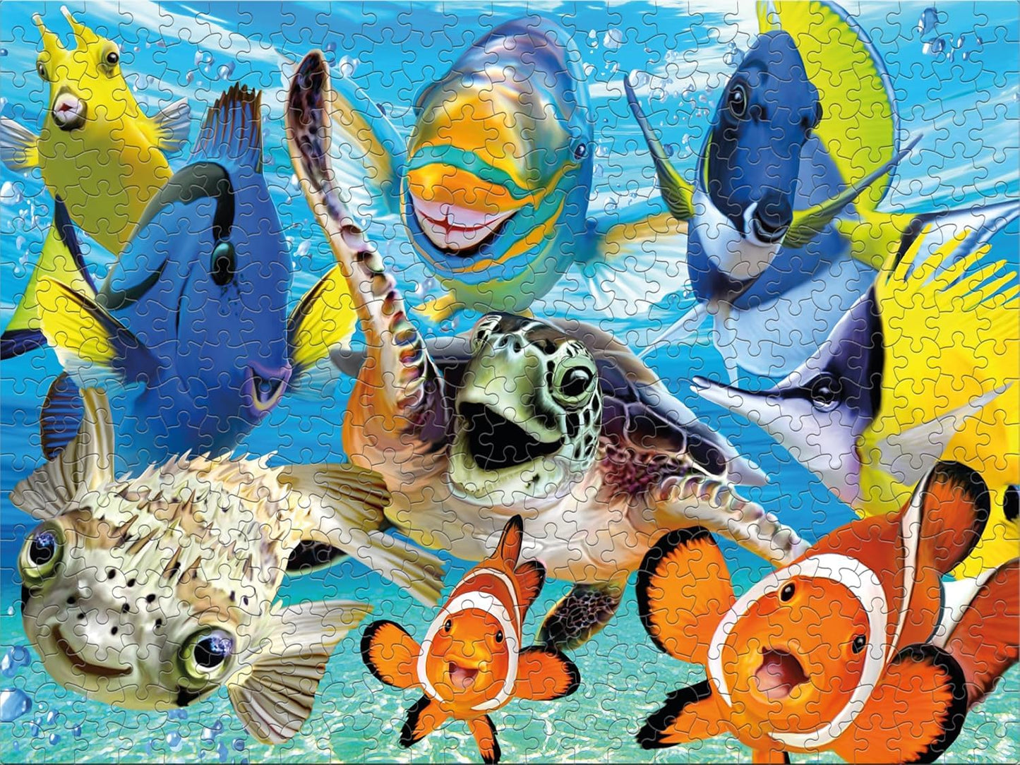 Ceaco - Selfies Undersea - Ocean - 500 Piece Jigsaw Puzzle for Adults