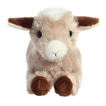 Aurora® Adorable Mini Flopsie™ Paisley Goat™ Stuffed Animal - Mini Companions Ready for Playful Adventures - for Kids All Ages, Toddlers, Adults,