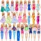 BJDBUS 11 Sets Doll Clothes 3 Sequins Dresses 4 Fashion Dresses and Floral Short Skirt 4 Casual Outfits Tops and Pants for 11.5 inch Girl Doll