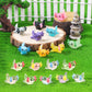 CozyWhimsy Luminous Mini Resin Axolotl 17 Glow Tiny Little Resin Axolotl hides Plastic Animals Digital Garden Miniature Landscape Aquarium Potting DIY