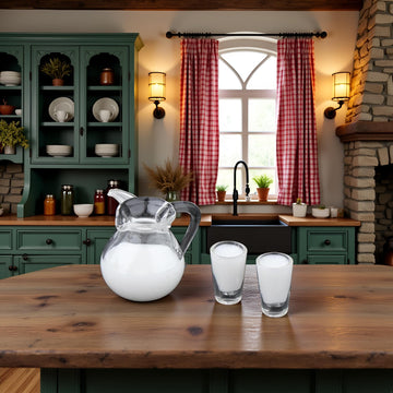 3Pcs White 1/12 Miniature Milk Pitcher Dollhouse Decoration Accessories, DIY Doll House Kit