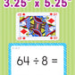 Carson Dellosa 3-Pack Math Flash Cards, Ages 8-12, Multiplication
