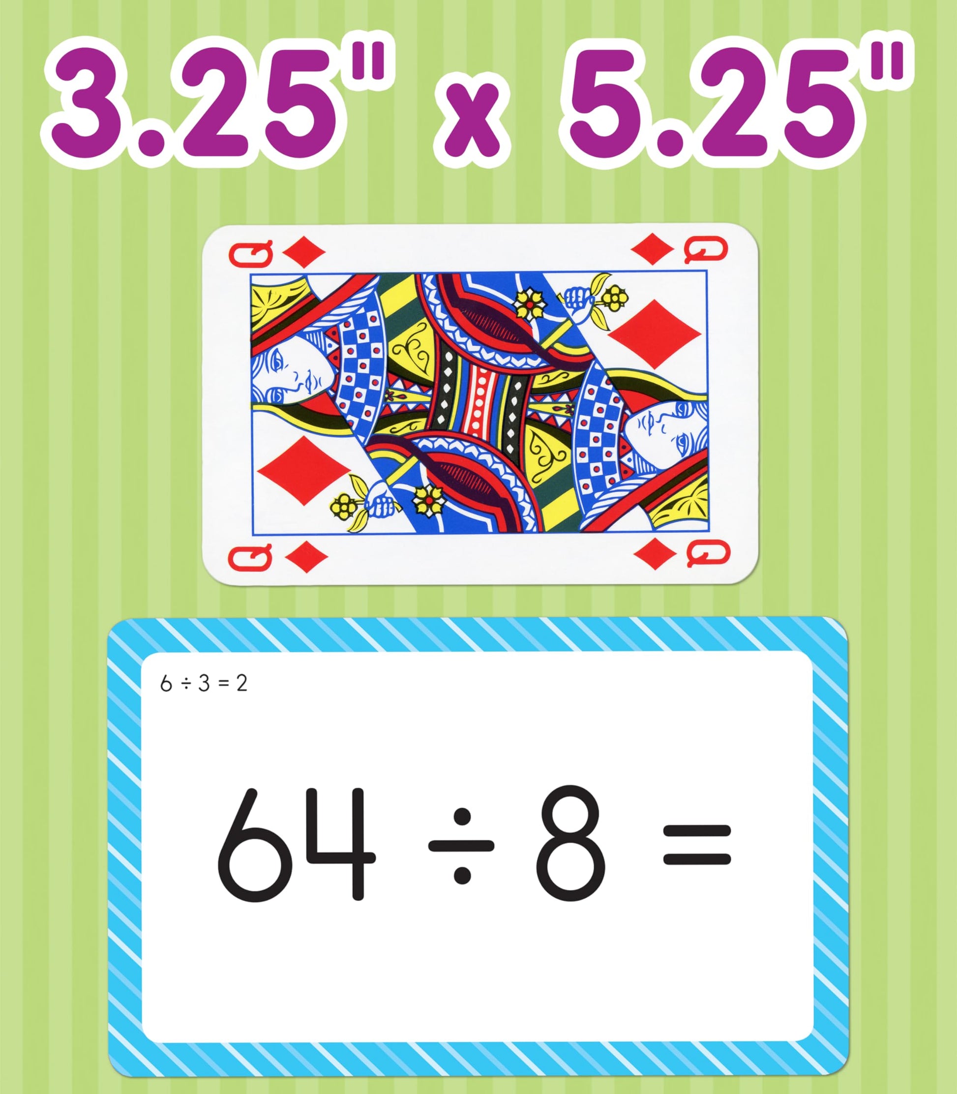 Carson Dellosa 3-Pack Math Flash Cards, Ages 8-12, Multiplication