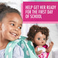 BABY ALIVE READY FOR SCHOOL BABY: Baby Doll with Black Curly Hair, School-Themed Dress, Doll Accessories Include Notebook & Brush, Doll For 3-Year-Old