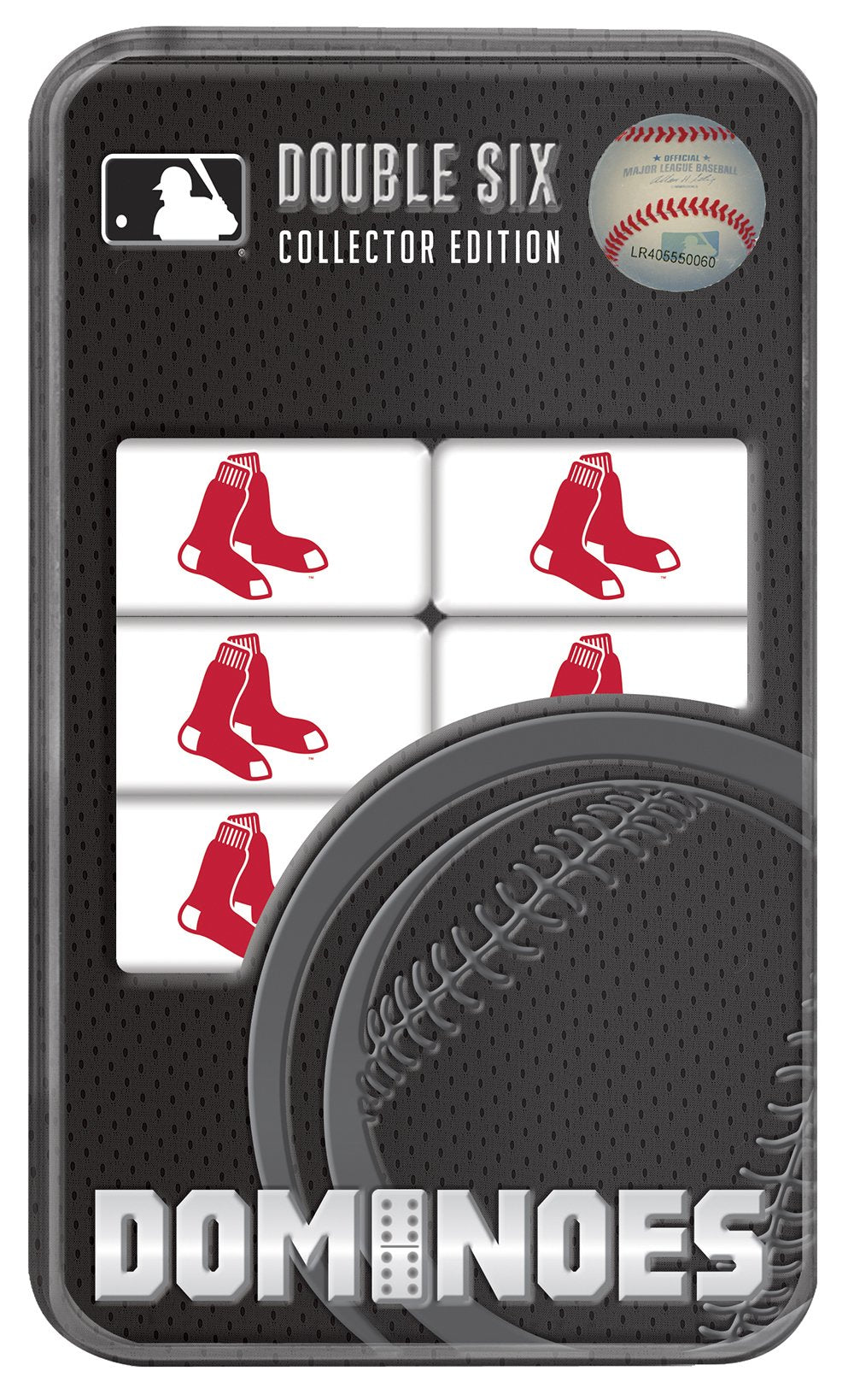 MasterPieces Officially Licensed MLB Boston Red Sox 28 Piece Dominoes Game for Adults