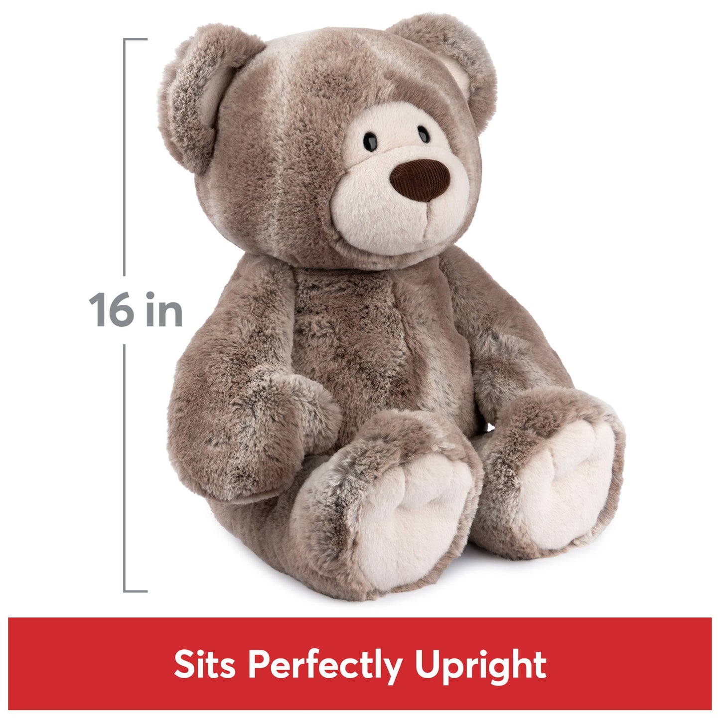 GUND Mukki 16-Inch Tan Classic Teddy Bear Plush Toy, Ages 0+