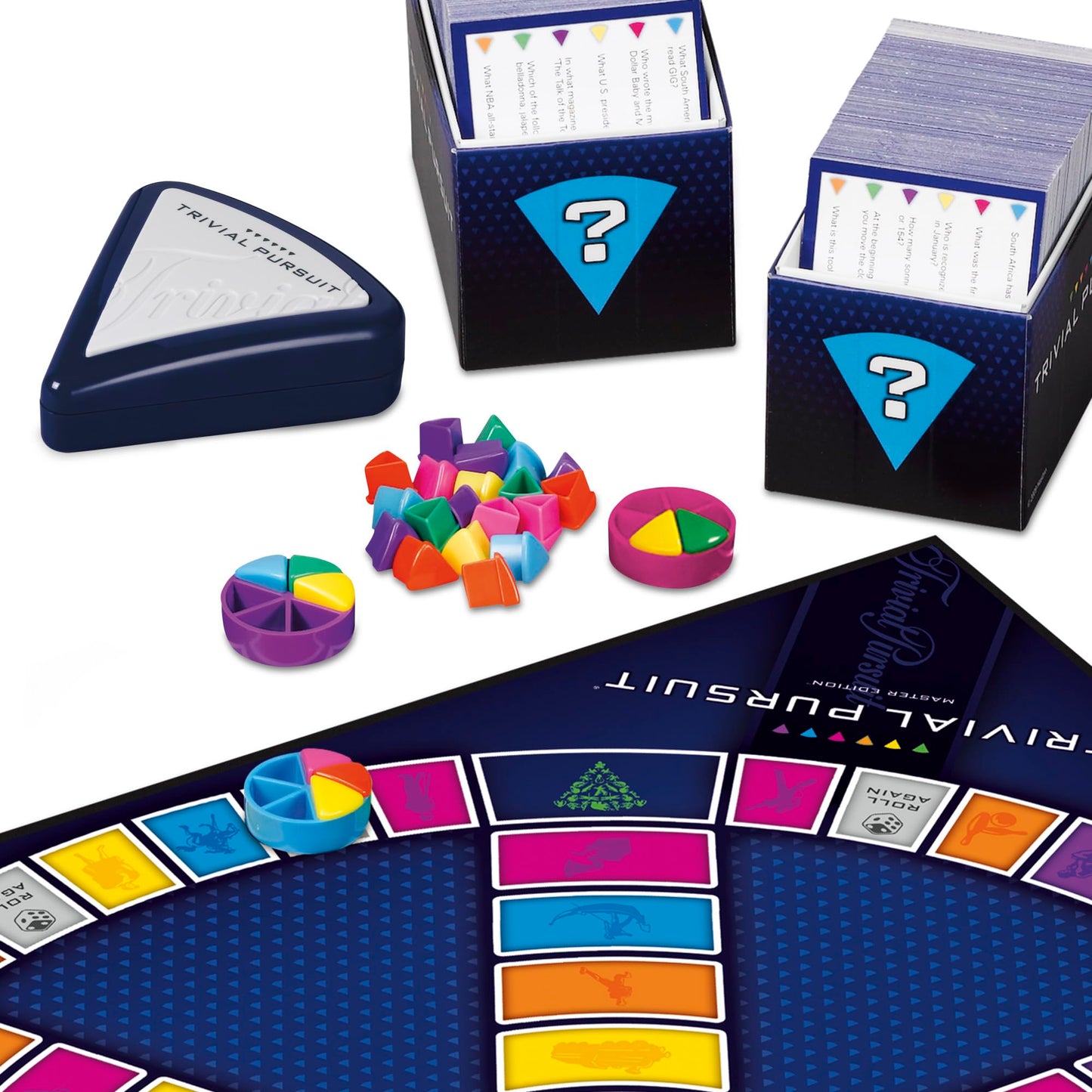 Hasbro Gaming Trivial Pursuit Master Edition Trivia Game, Board Games for Adults and Teens, Includes Electronic Timer, Trivia Games for 2 to 6