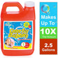 4E's Novelty 32 OZ/1 L Concentrated Bubble Solution, Makes Up to 2.5 Gallons, Refill for Bubble Machines, Giant Wands, Blowers - for Birthday Parties