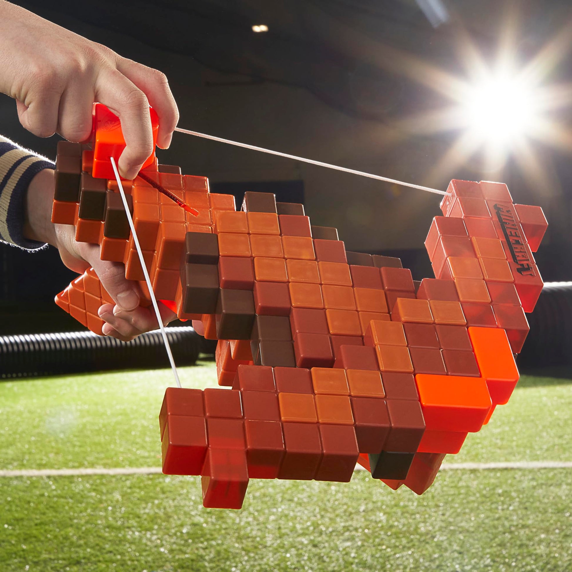 Nerf Minecraft Pillager's Crossbow Dart Blaster, 6 N1 Darts Compatible Only with N1 Dart Blasters, 6 Dart Capacity, Ages 8+