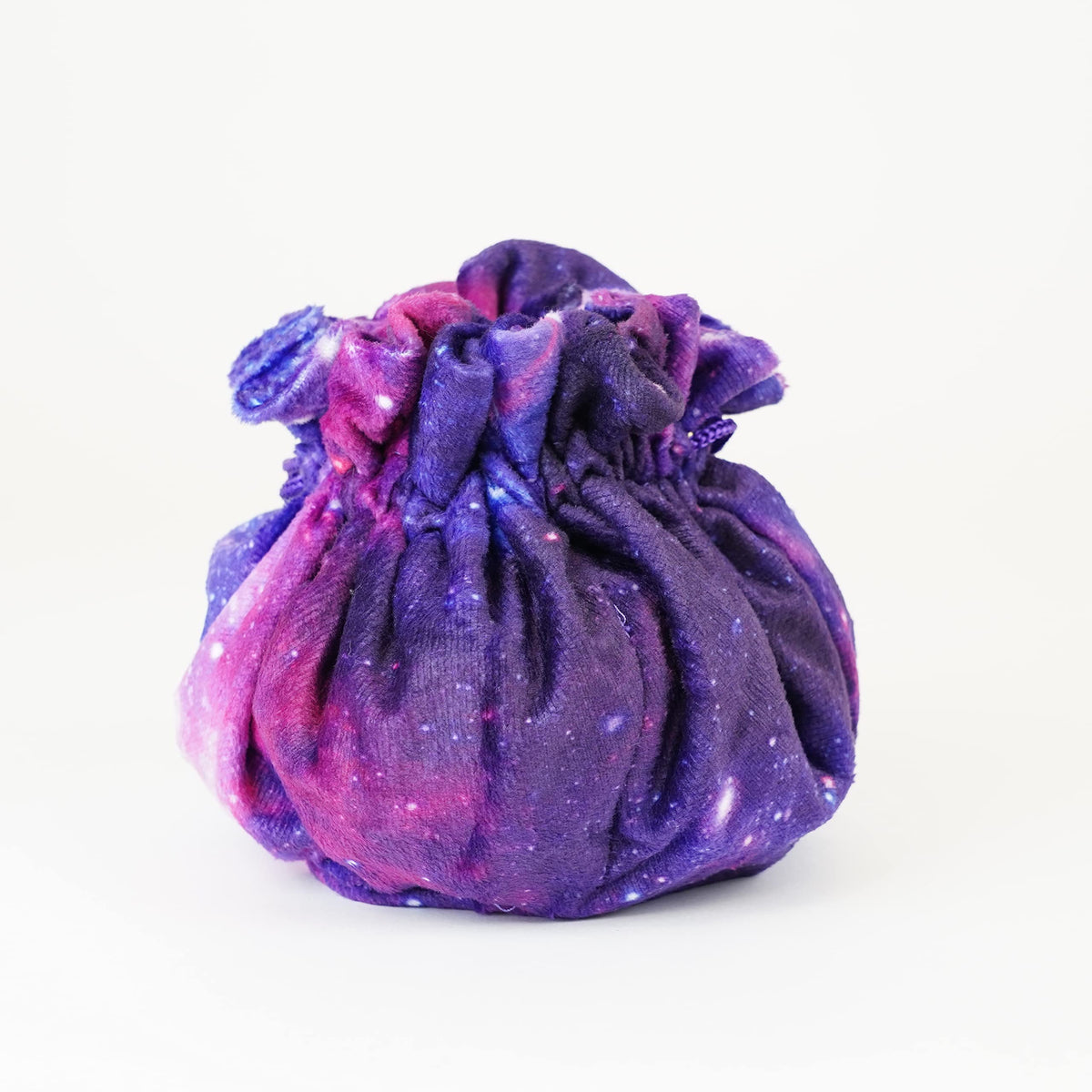 FanRoll Velvet Compartment Dice Bag with Pockets: Nebula, Role Playing Game Dice Accessories for Dungeons and Dragons