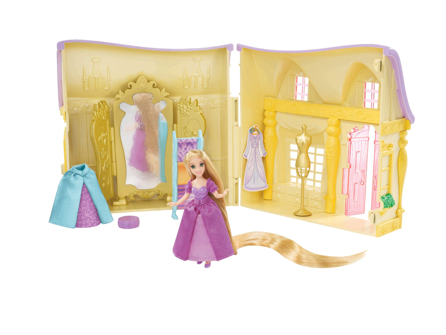Mattel Disney Tangled Featuring Rapunzel Doll and Dress Shop