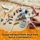 LEGO Jurassic World Quetzalcoatlus Plane Ambush Set 76947, with Dinosaur Toy Figure and Airplane Model, 2022 Movie Inspired, Multicolor