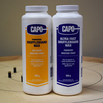 Fast and Ultra Fast Speed Crokinole Board Powder/Shuffleboard Wax (500 Grams Each)