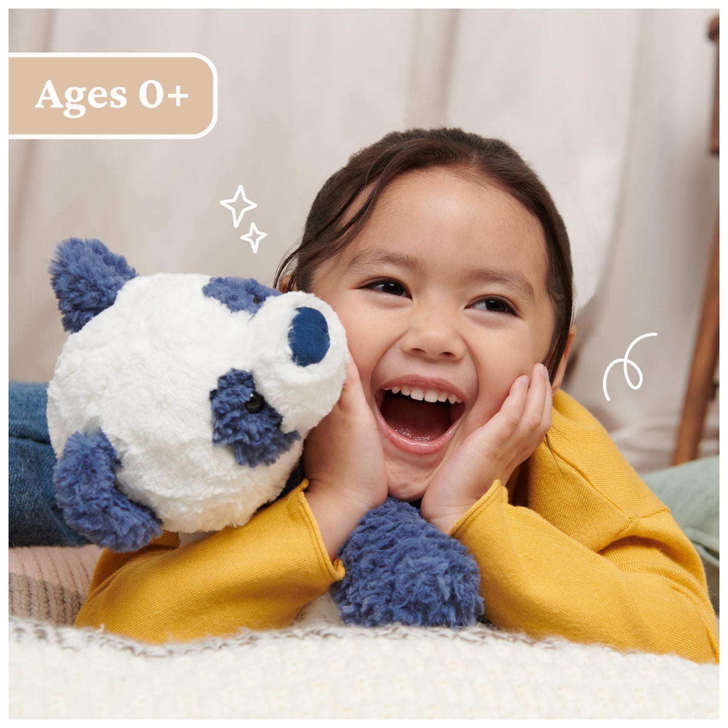 GUND Cozys Collection Panda 10-Inch Stuffed Animal Sensory Toy for Ages 0+