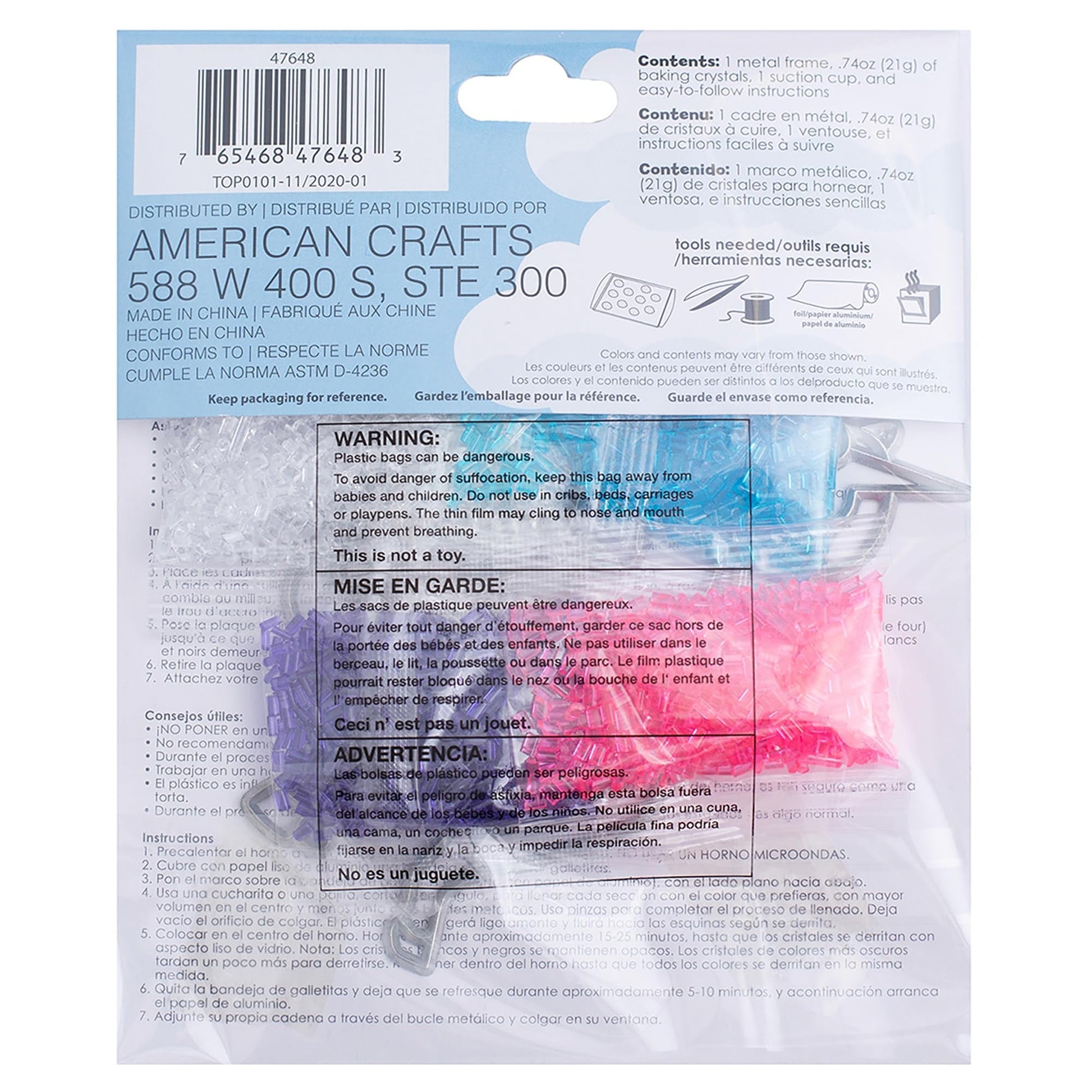 American Crafts Darice ColorBok QC47648T Suncatcher Kit