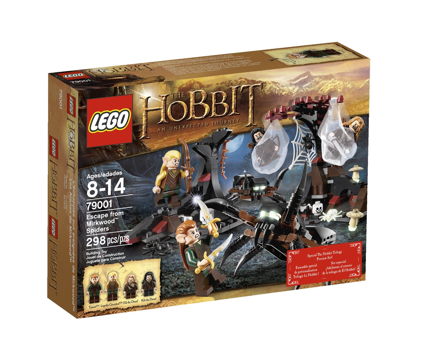 LEGO The Hobbit The Hobbit Escape from Mirkwood Spiders - 79001