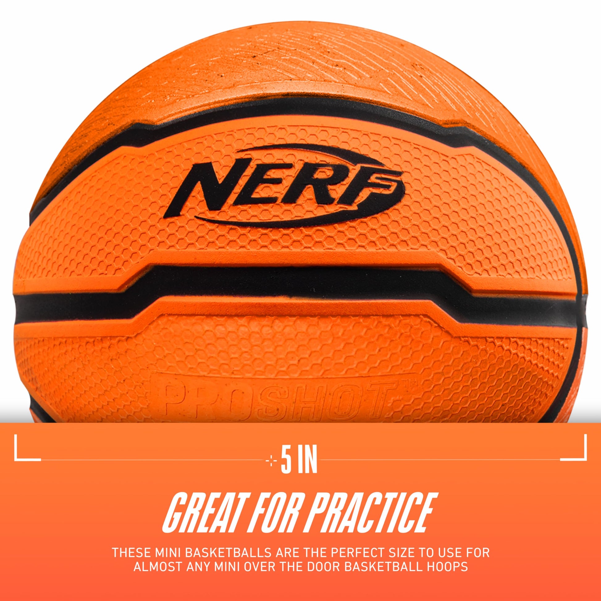 Franklin Sports NERF Mini Foam Replacement Basketballs