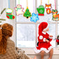 Winter Animal Lacing Cards 12 Packs Sewing Kits for Kids Christmas Cardboard Sewing Cards Lacing Games for Developing Imagination School Learning