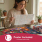 Masterpieces 500 Piece Jigsaw Puzzle for Adults, Family, Or Youth - Book Nook - 15"x21"
