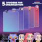 KPop Demon Hunters™ Huntr/x Tab Journal with 80 Lined Pages, Spiral-Bound, Notebook Size 6x8, Official KPop Demon Hunters Merch for K-Pop Fans