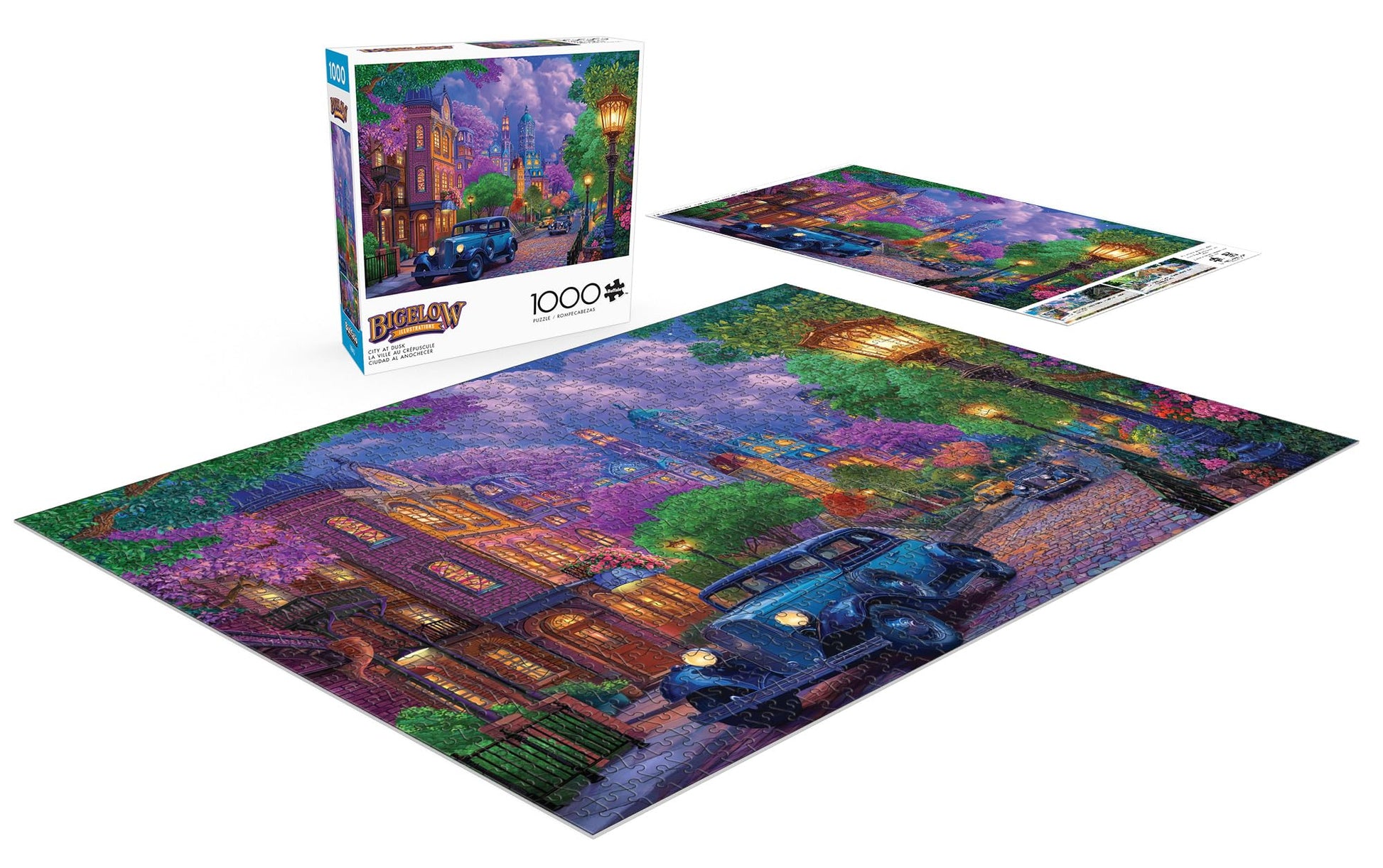 Buffalo Games - Bigelow - City at Dusk - 1000 Piece Puzzle for Adults