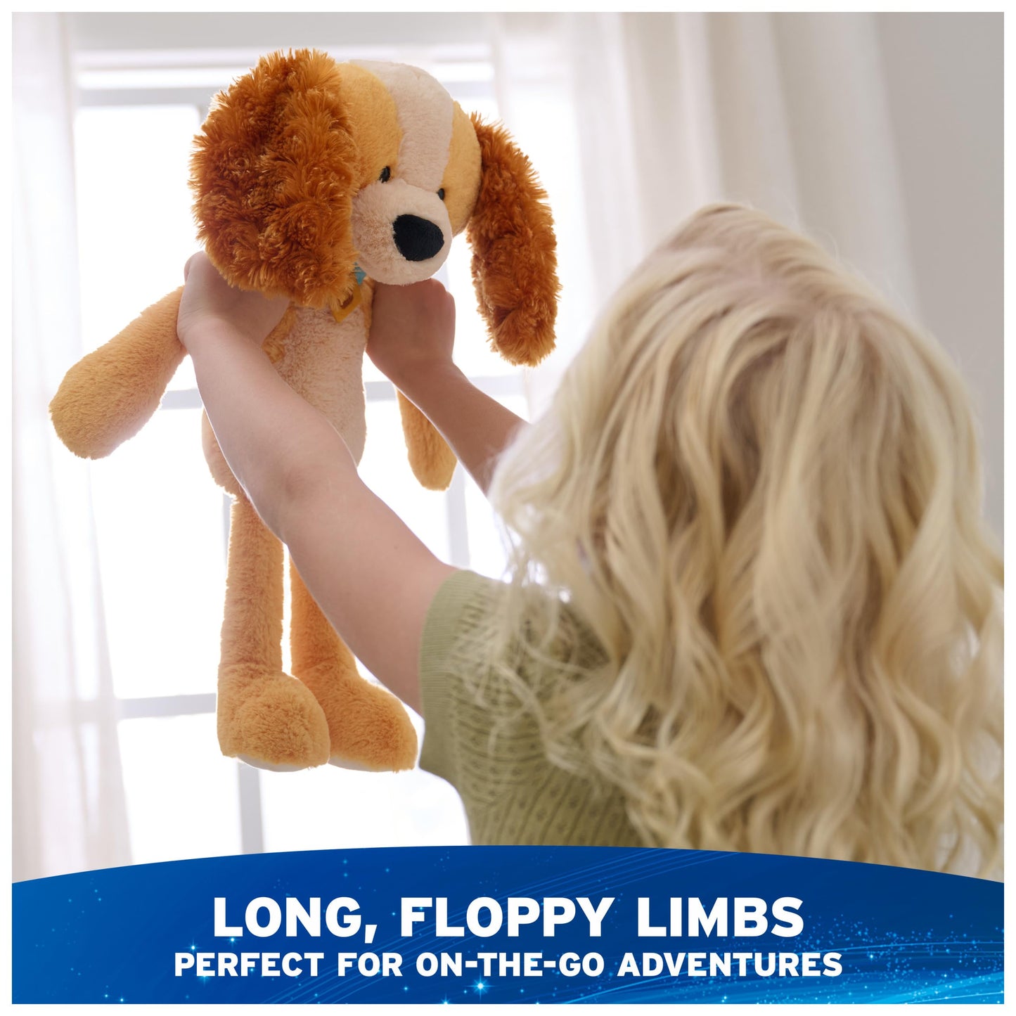 GUND Disney Official Tramp Toothpick 15-Inch Floppy Dog Plush Toy, Ages 1+