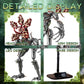 GHQYTPR 2 in 1 Strange Cannibal Flower Building Block Set 858 Pcs Sci-Fi TV Monster Model Kit for Adults & Teens Parallel Dimension Creature Action