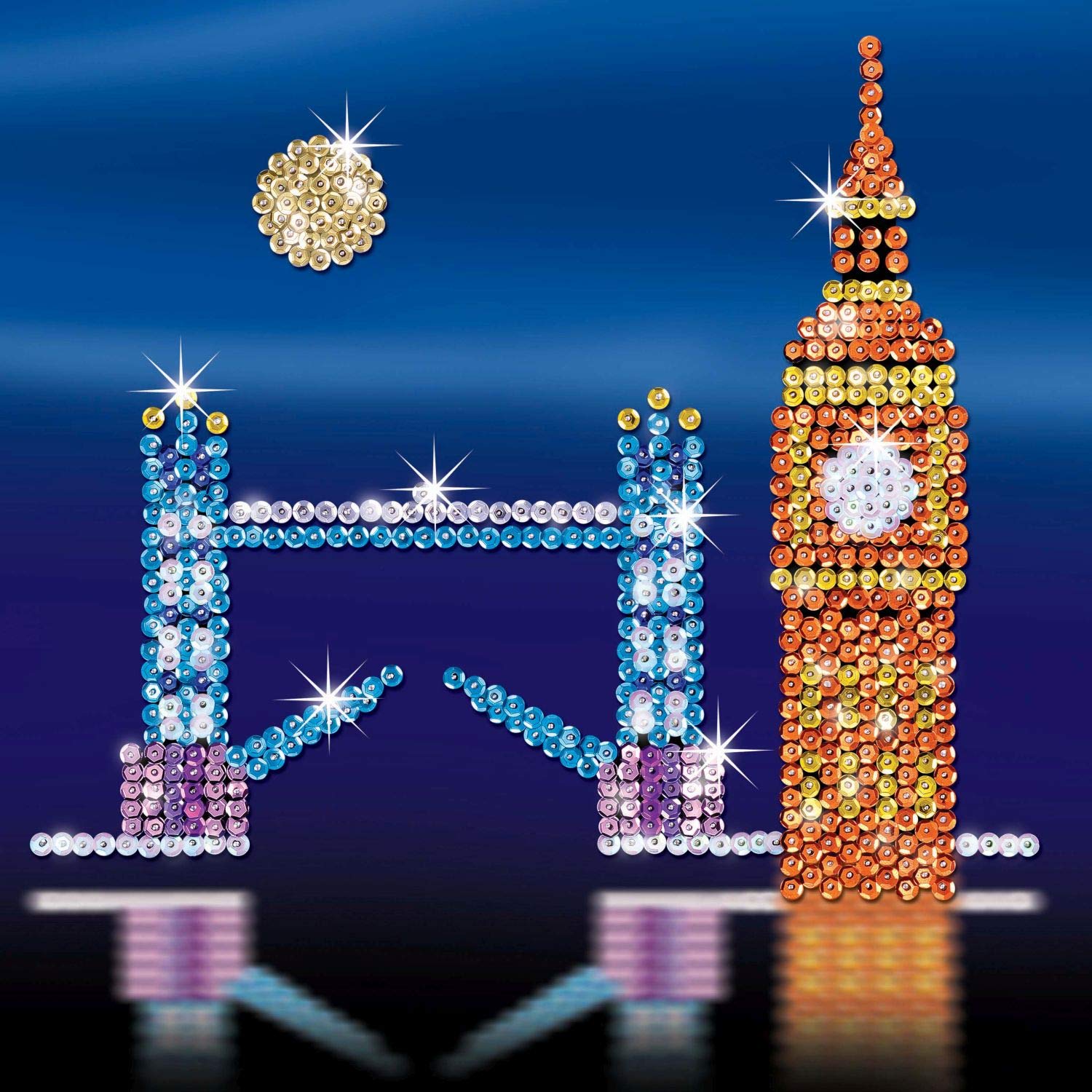 Sequin Art 1316 London Skyline Craft Project From The Style Range
