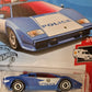 Hot Wheels Rescue Series 2/10 Lamborghini Countach Police Car 142/250, Blue