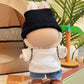 GerdfeiTawtab Clothes Fit for 17CM Doll, Fashion Doll Clothes Outfit Set Cute Theme Designer Toys Dress Accessories for Collector Fans Display (D B&W